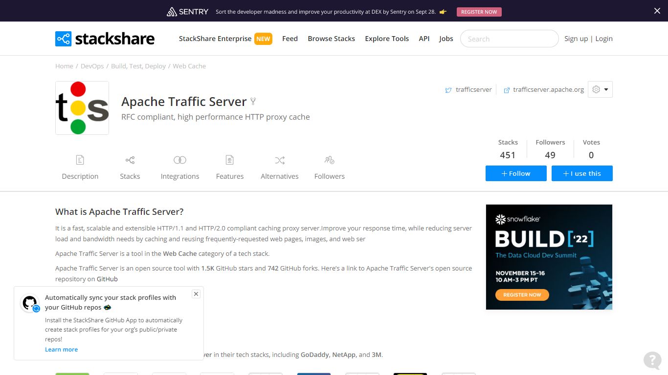 Apache Traffic Server - Reviews, Pros & Cons - StackShare